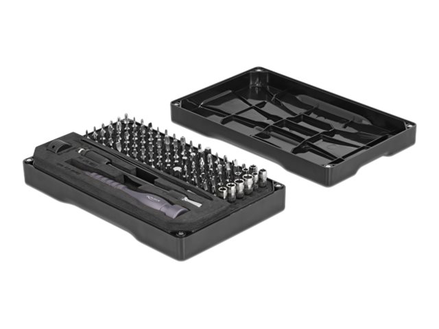 Delock Präzisions-Schraubendrehergriff mit Bit- und Stecknuss-Set, Ansicht 2