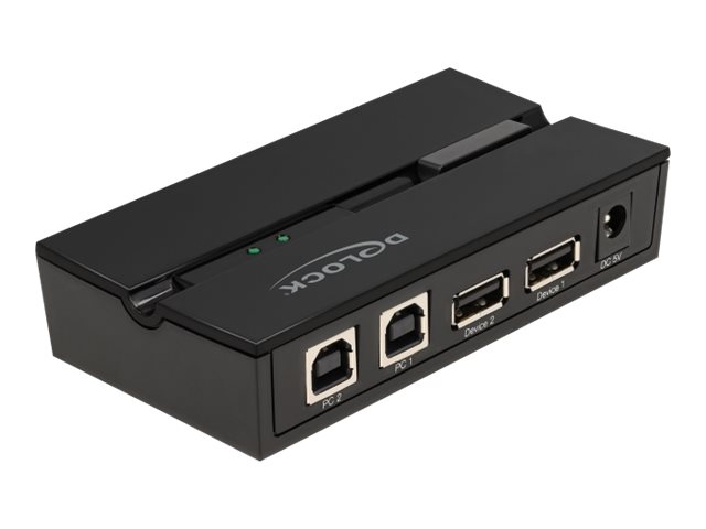 Delock USB-Umschalter für die gemeinsame Nutzung von Peripheriegeräten