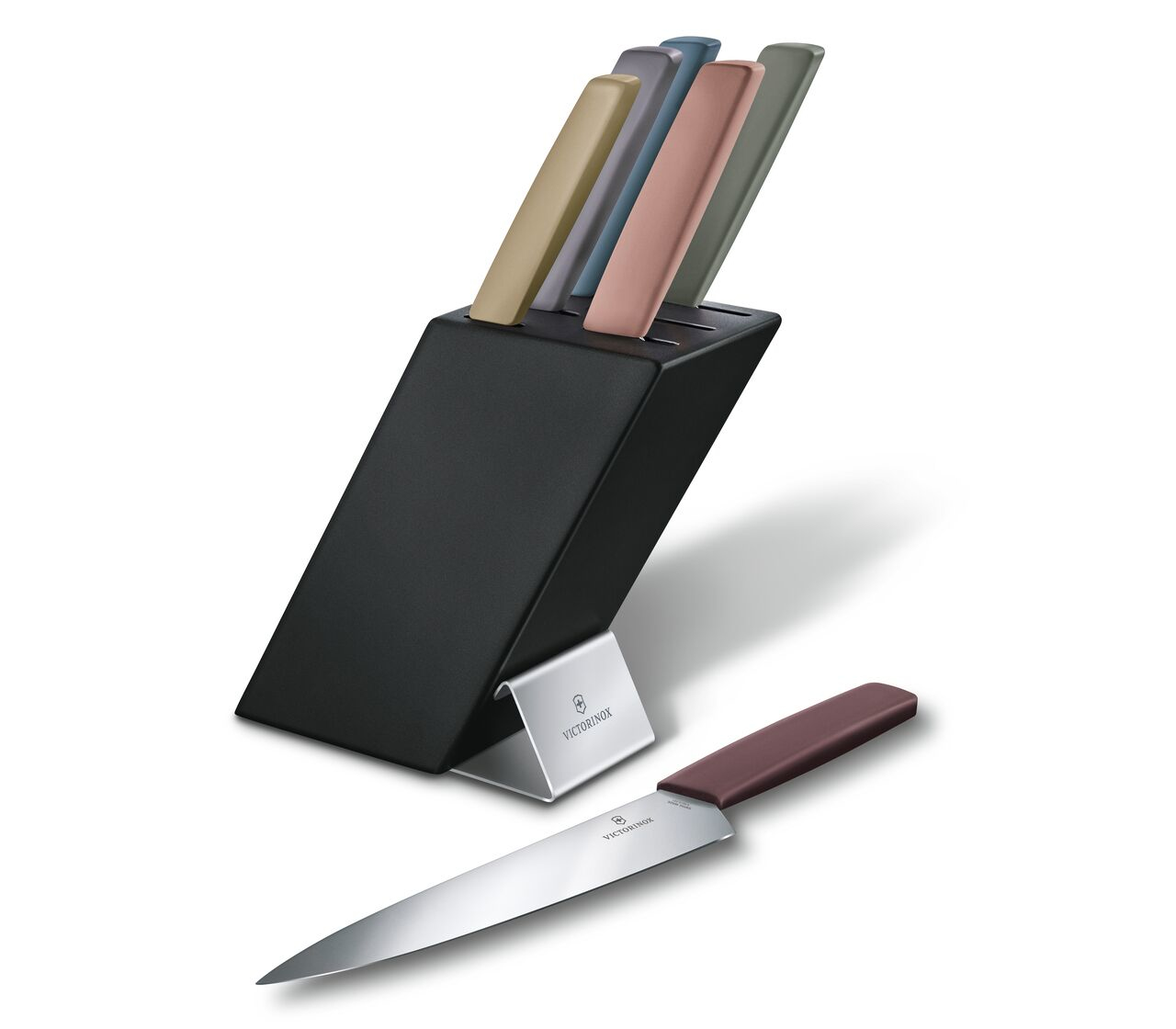 Victorinox Swiss Modern - Messerset - Schwarz/Multicolor, Ansicht 2