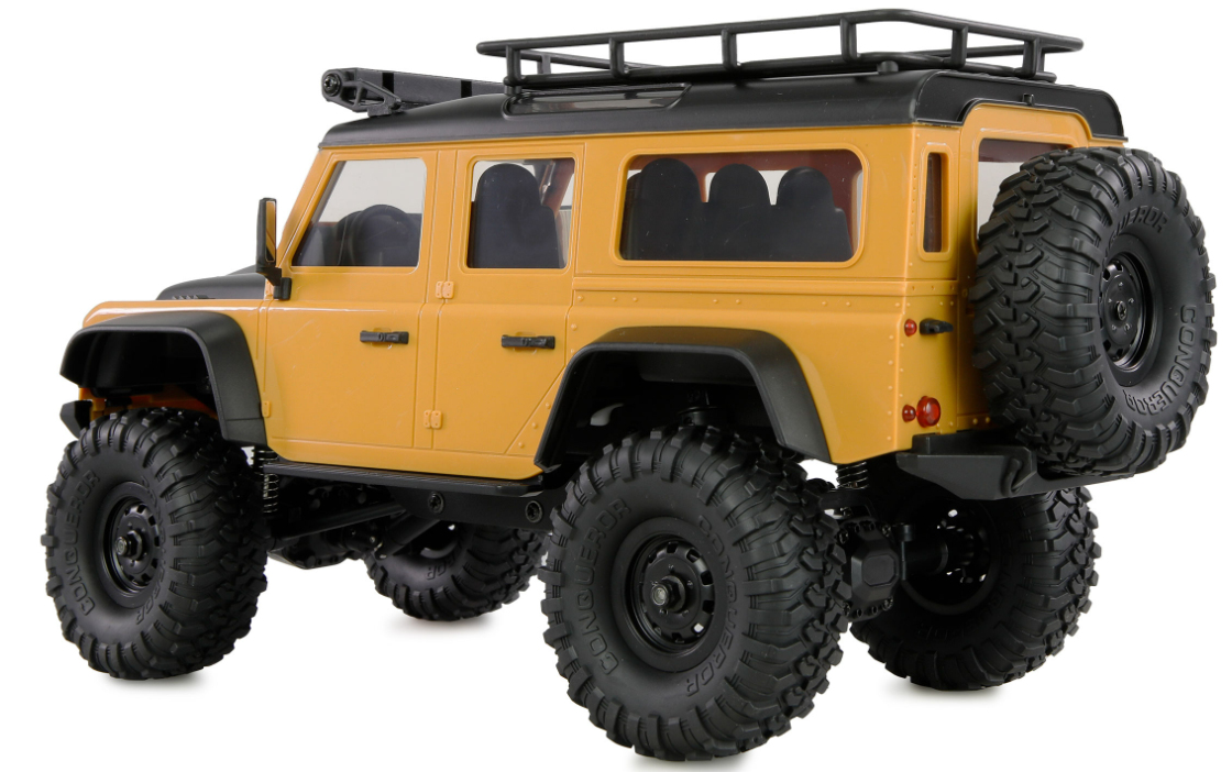 Amewi RC Crawler Mini-D90 AMXRock 4WD 1 16 RTR gelb, Ansicht 3