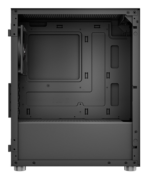 AEROCOOL ADVANCED TECHNOLOGIES Geh Mini CS-111 v1 MicroATX/MiniITX black - Midi/Minitower - Micro/Mini/Flex-ATX, Ansicht 2