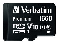 Premium Speicherkarte 16 GB MicroSDHC Klasse 10