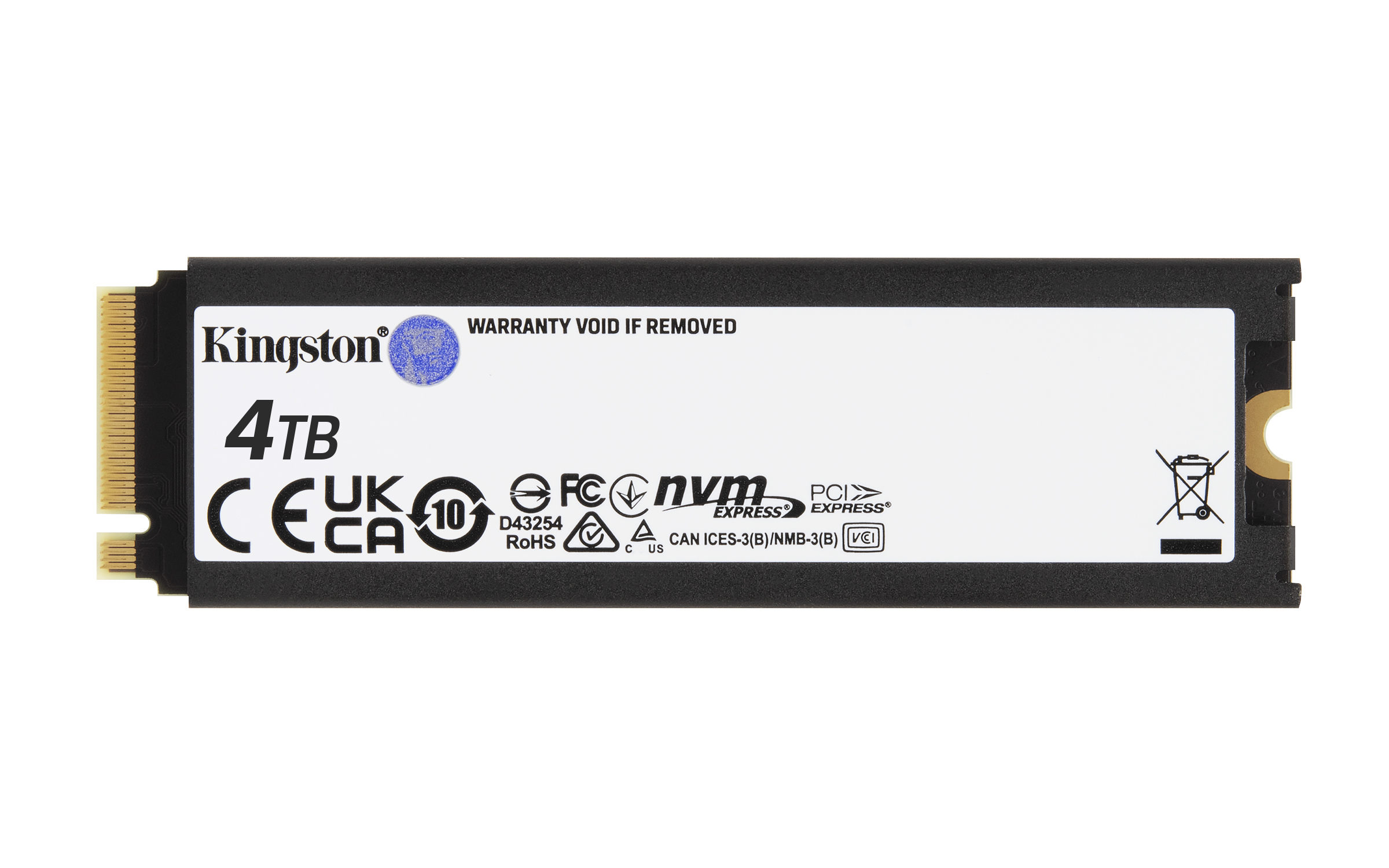 Kingston FURY Renegade - SSD - 4 TB - intern - M.2 2280 - PCIe 4.0 x4 (NVMe), Ansicht 4