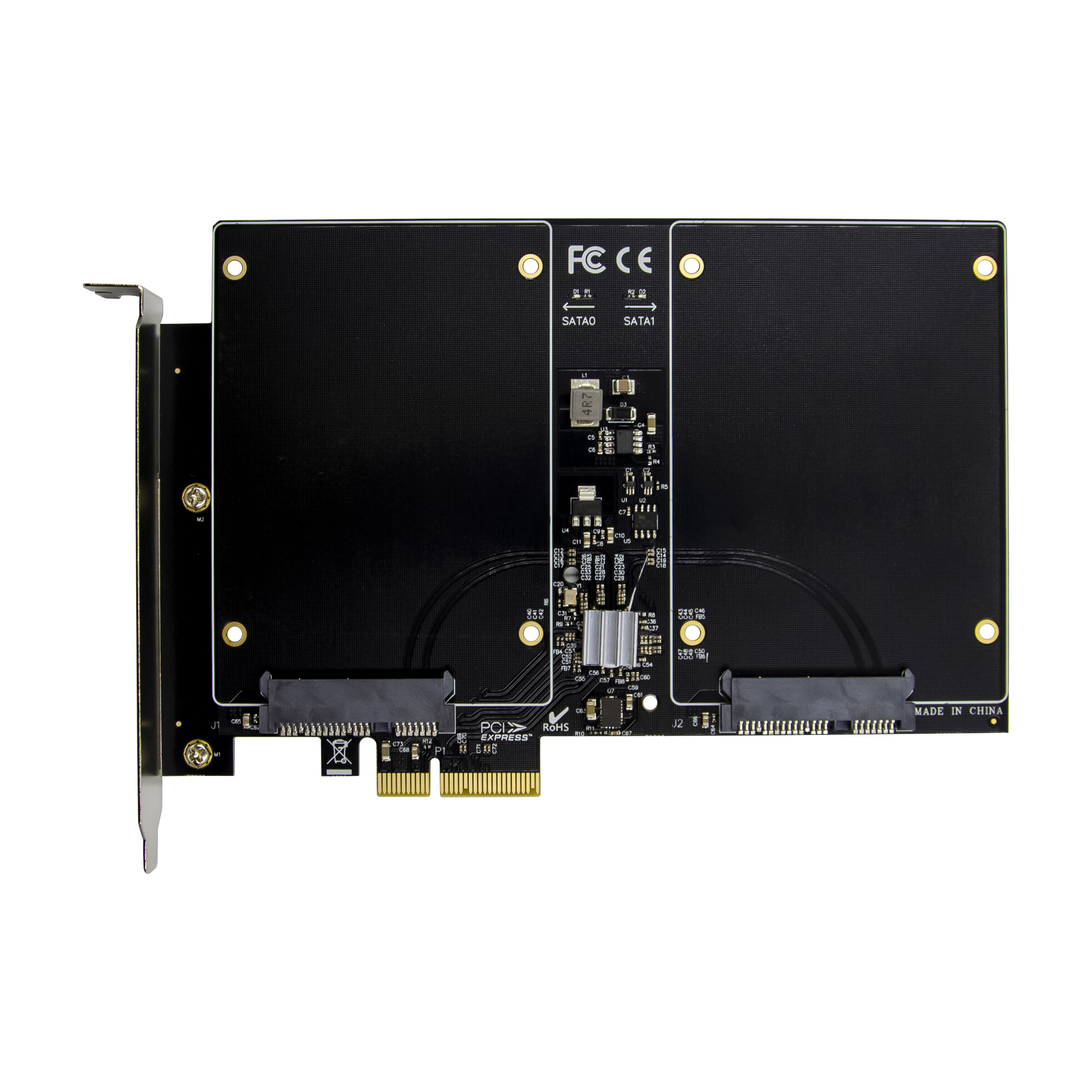 ProXtend PCIe SATA III 6G 2-Channel SSD RAID Card - Kabel - Digital/Daten, Ansicht 2