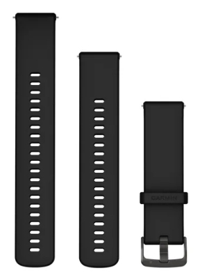 Garmin Schnellwechsel Ersatzarmband 22mm Silikon black/slate, Ansicht 2