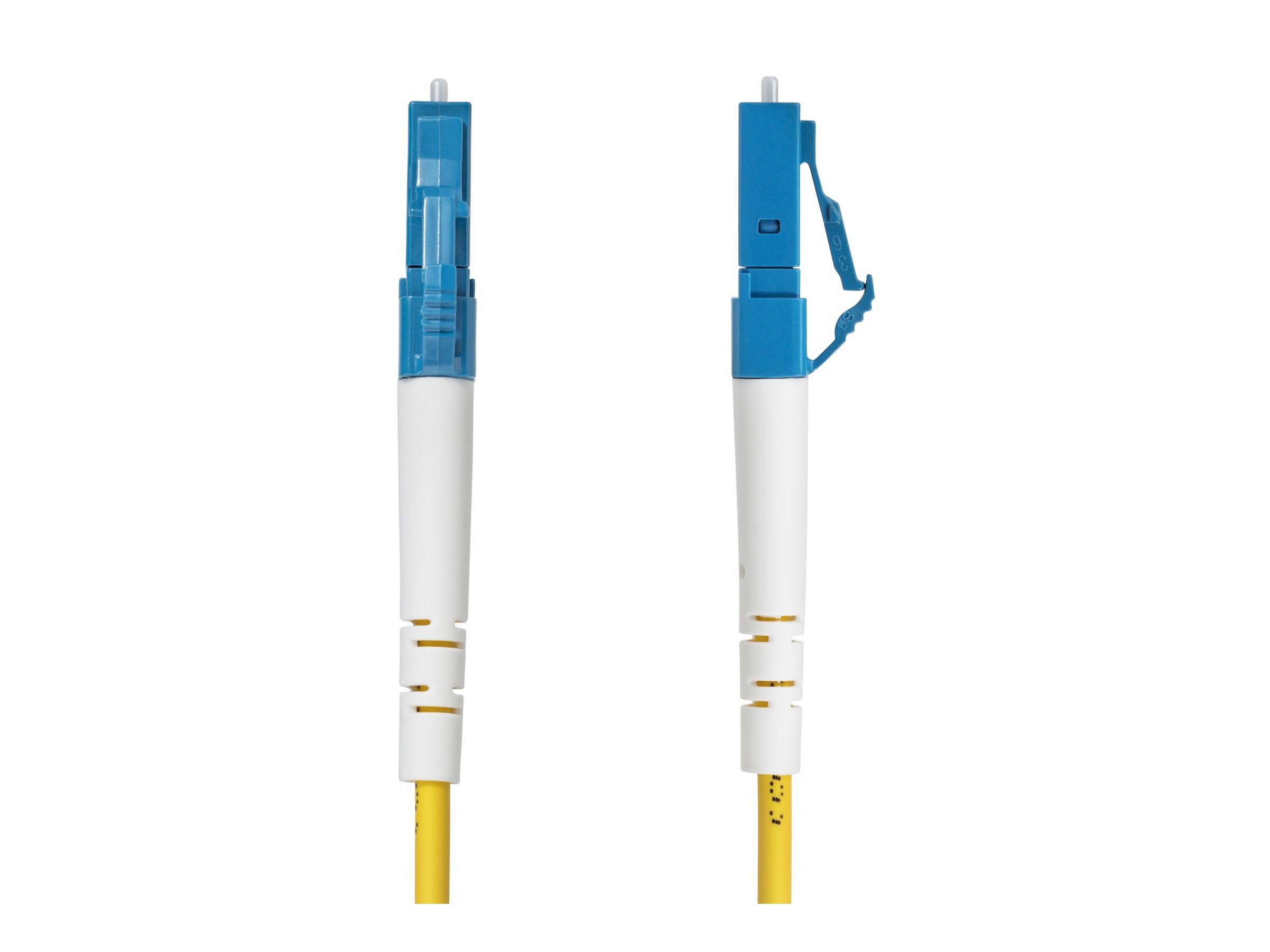 StarTech.com 3m (9.8ft) LC to LC (UPC) OS2 Single Mode Simplex Fiber Optic Cable 9125µm Laser Optimized 40G100G Bend Insensitive Low Insertion Loss - LSZH Fiber Patch Cord (SPSMLCLC-OS2-3M)