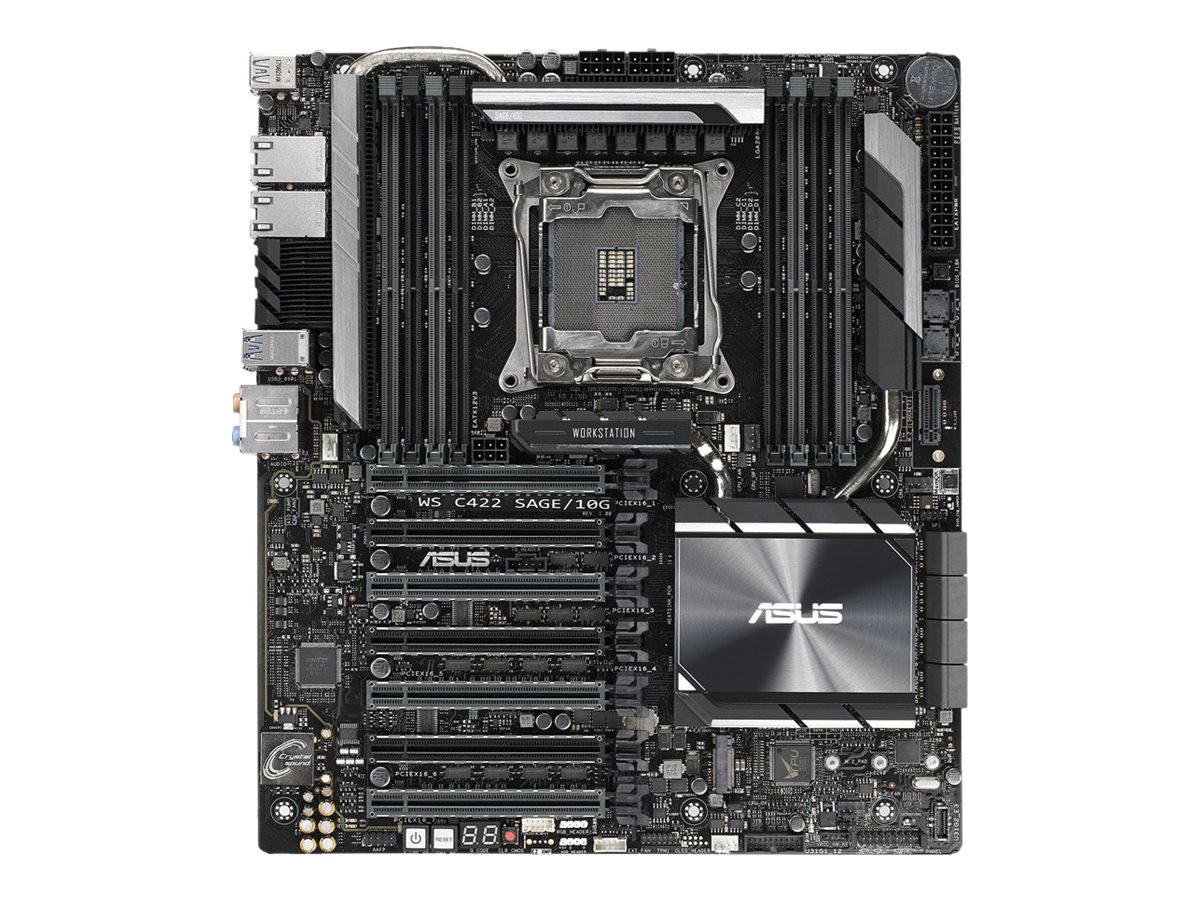 ASUS WS C422 SAGE/10G - Motherboard - SSI CEB - LGA2066 Socket - C422 - USB 3.1 Gen 1, USB-C Gen2, USB 3.1 Gen 2 - 2 x 1