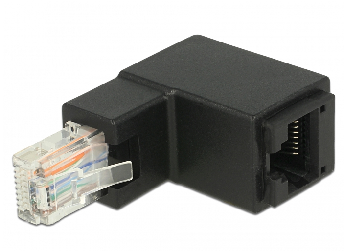 Delock 86424, RJ-45, RJ-45, Schwarz