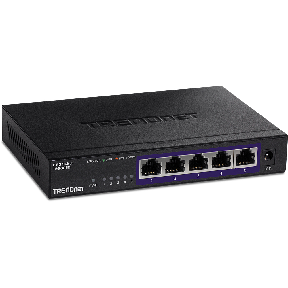 TRENDnet TEG S350 - Switch - unmanaged - 5 x 100/1000/2.5G, Ansicht 2