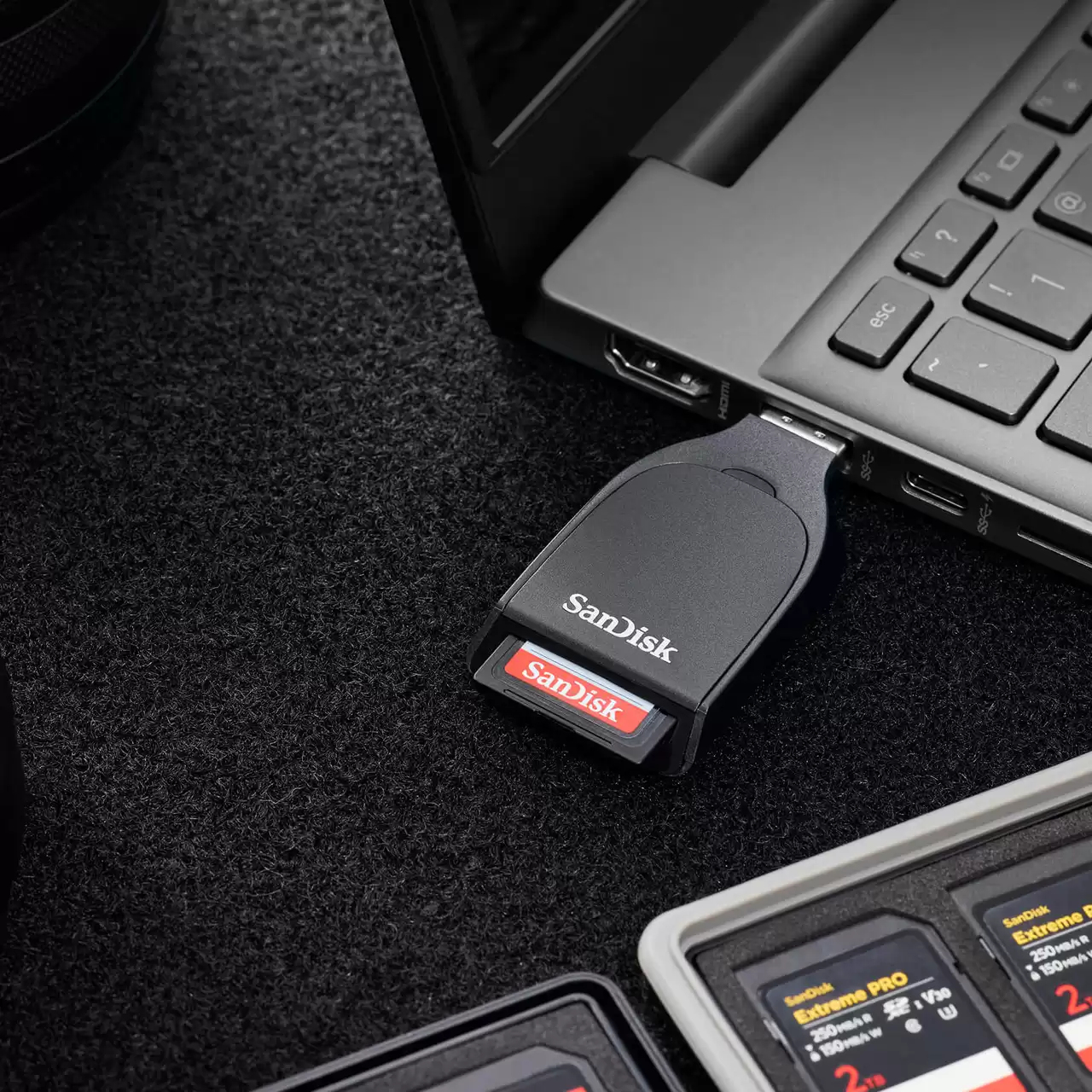 SanDisk QuickFlow - Kartenleser (SDXC UHS-I, SDHC UHS-I, SDXC, SDHC, SD), Ansicht 2