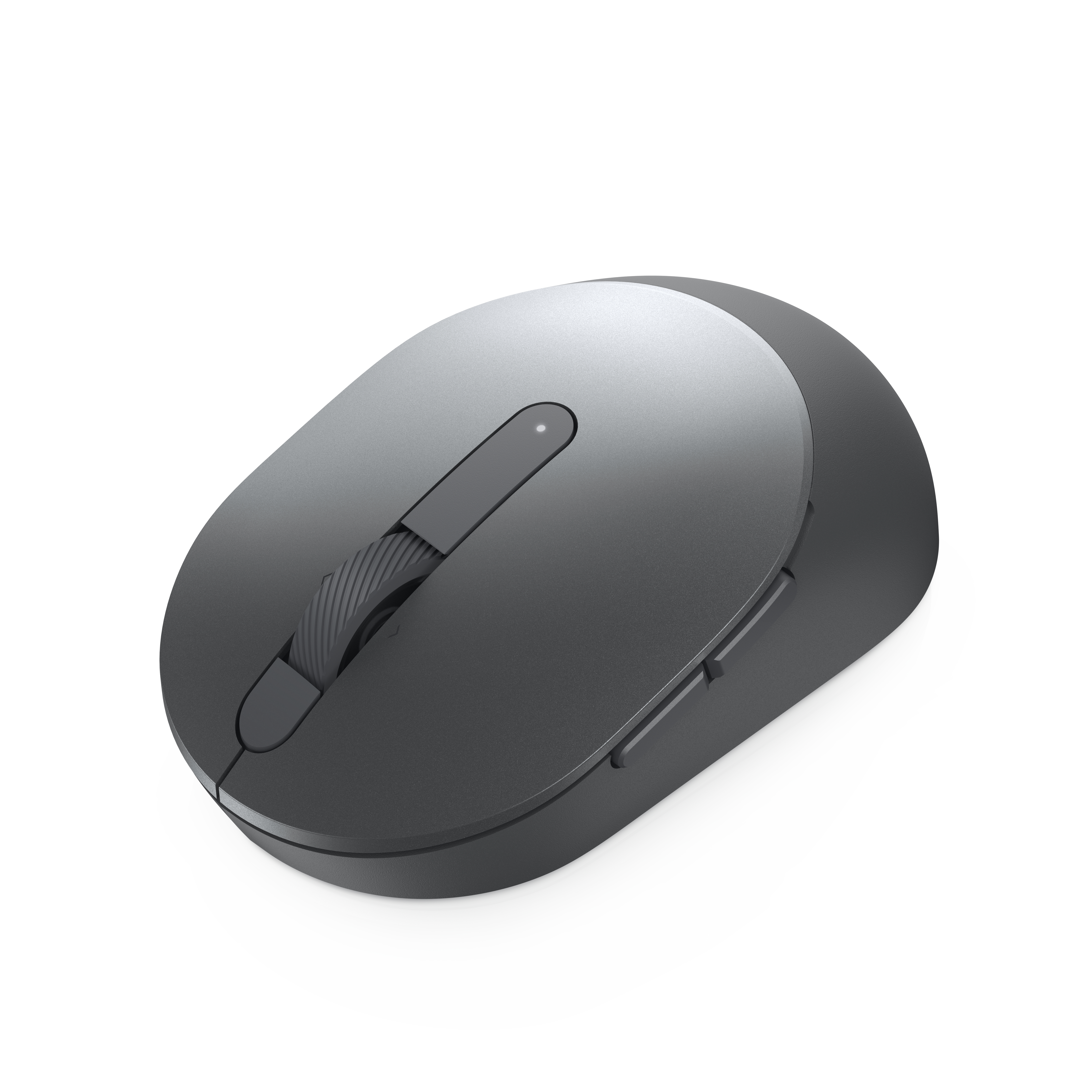 Dell Mobile Pro Wireless Mouse - MS5120W - Titan Gray - Beidhändig - Optisch - RF kabellos + Bluetooth - 1600 DPI - Grau - Titan