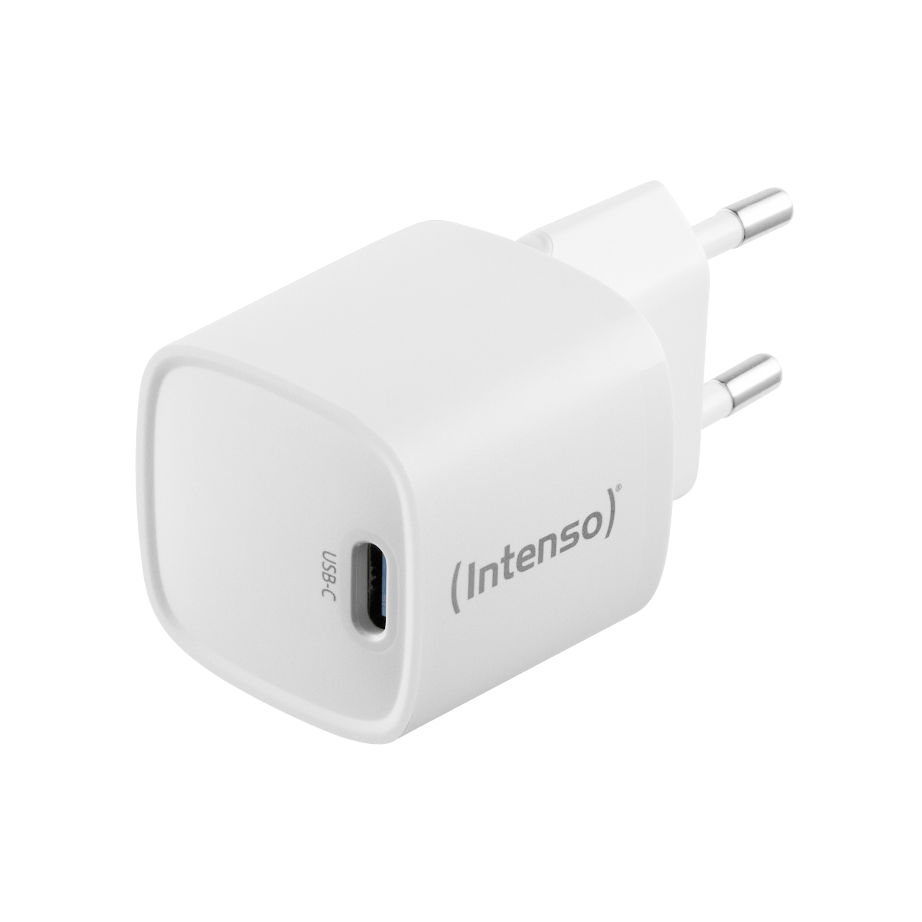 Intenso Power Adapter W30C² white USB Ladegerät 30 W 1x USB-C Weiß Innenbereich GaN, Ansicht 4