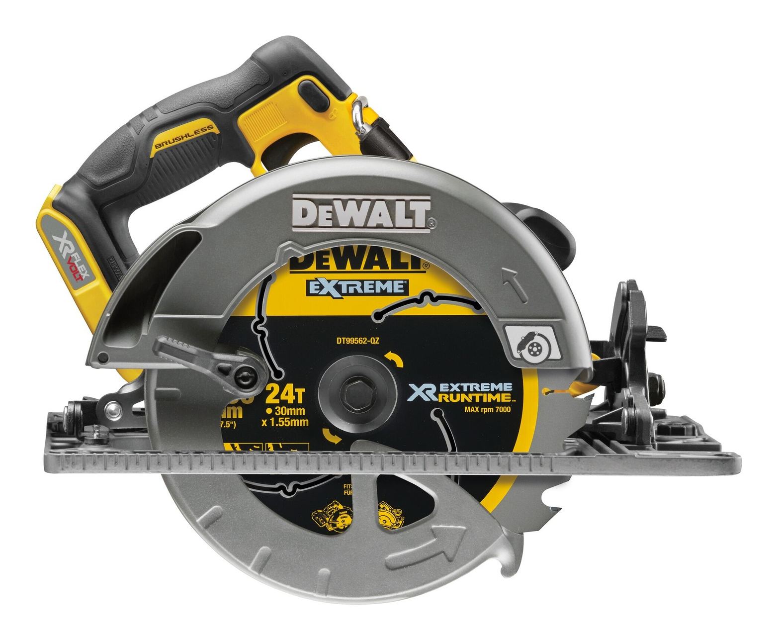 DeWalt DCS579NT 54V XR FlexVolt Akku-Handkreissäge solo inkl. Koffer, Ansicht 3