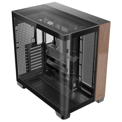 Antec Geh Full C8 Curve Wood E-ATX/ATX/M-ATX/ITX o.N. BK retail - Tower - ATX, Ansicht 2