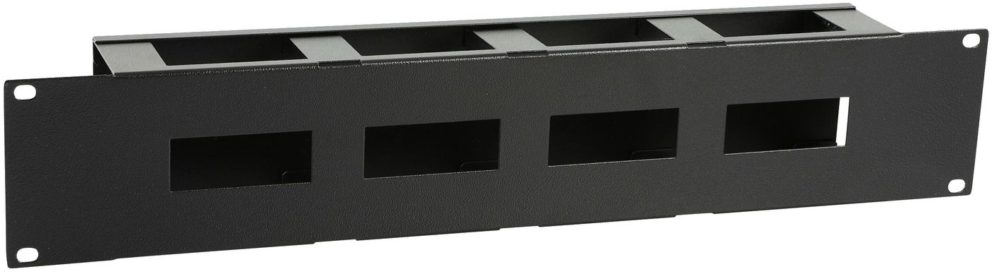 Lanview RAO415BL - Schwarz - 2U - 19 - Oval - 482 mm - 75 mm, Ansicht 4