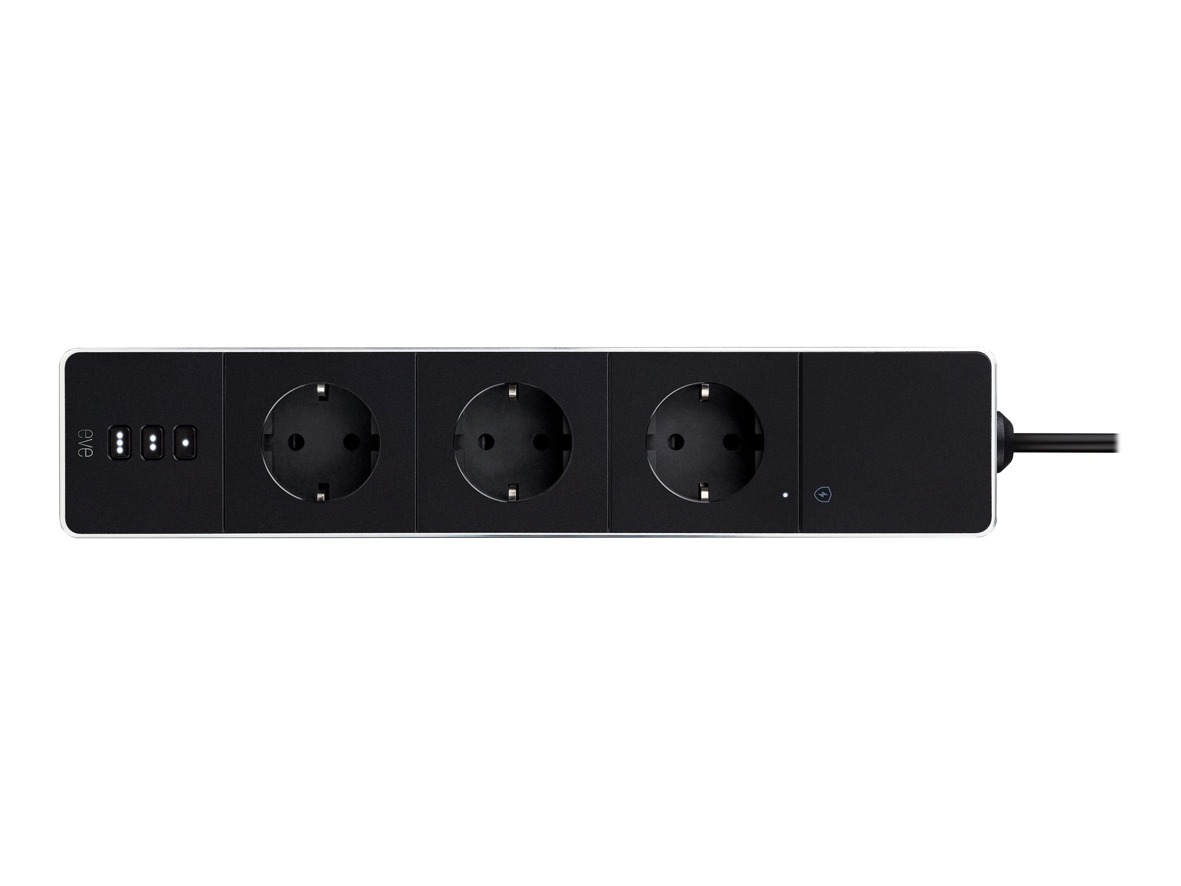 Elgato EVE Energy Strip - Steckdosenleiste - Wechselstrom 230 V - 3680 Watt - Wi-Fi - Ausgänge: 3 (3 x Strom Typ F), Ansicht 2