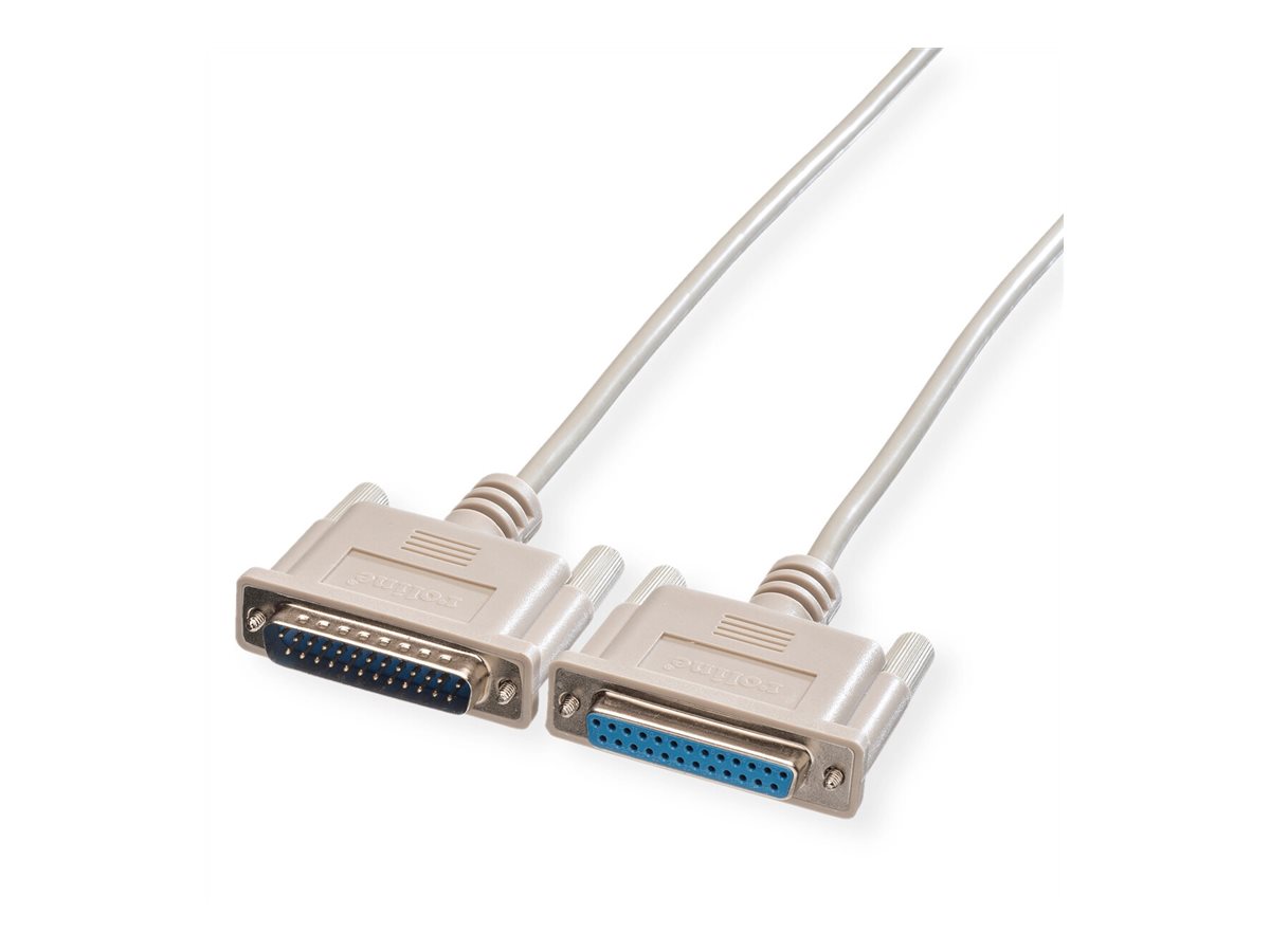 ROLINE Kabel seriell - DB-25 (M) zu DB-25 (W)