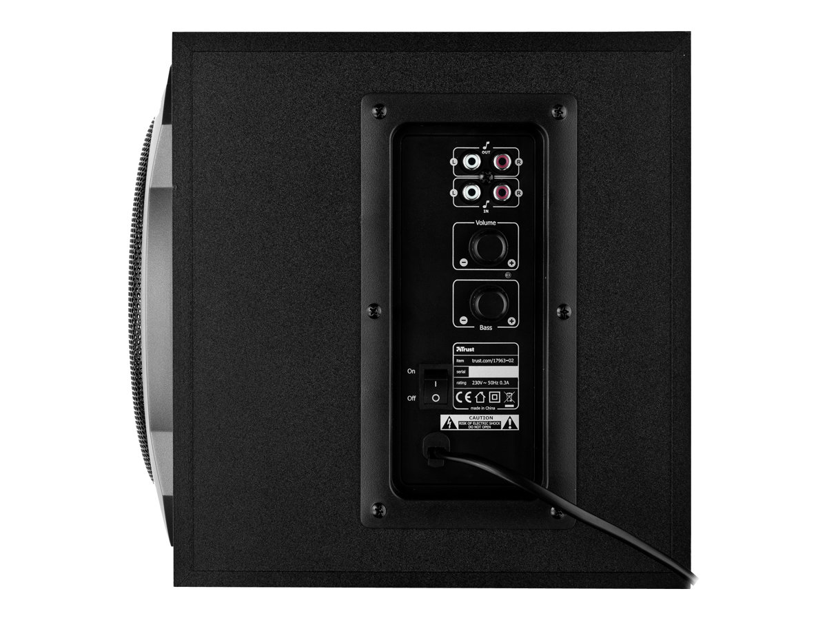 Trust Tytan 2.1 Subwoofer Speaker Set - Lautsprechersystem - für PC - 2.1-Kanal - 60 Watt (Gesamt)