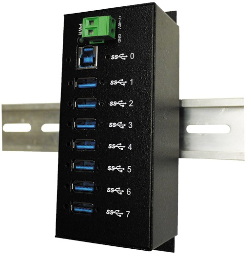 Exsys Ex 1187HMVS - Hub - 7 x SuperSpeed USB 3.0, Ansicht 2