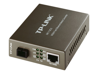 TP-LINK MC112CS - Medienkonverter - 100Mb LAN - 10Base-T 100Base-FX 100Base-TX - RJ-45  SC Single-Modus - bis zu 20 km - 1310 (TX)