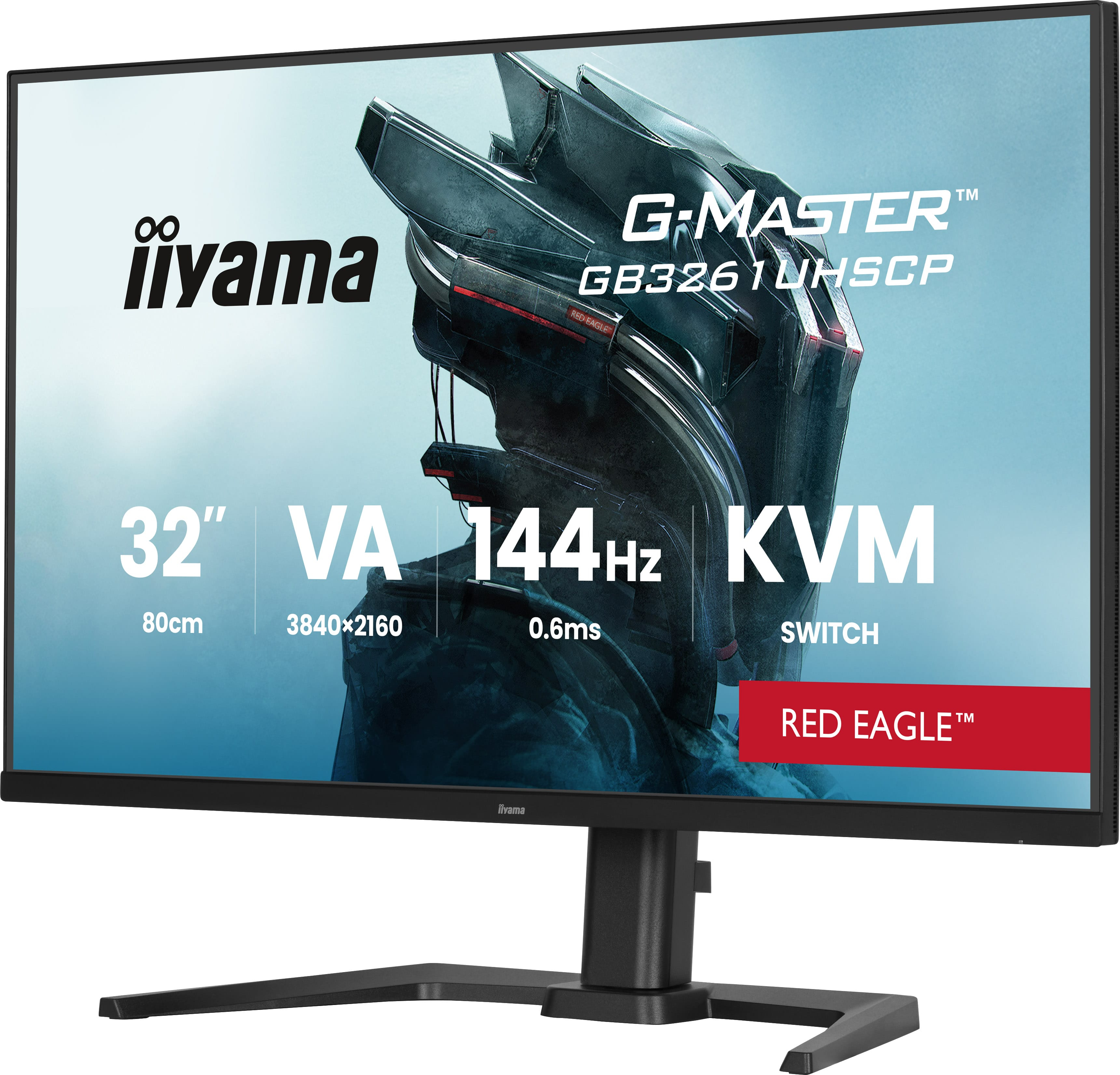 Iiyama G-Master GB3261UHSCP-B1 Gaming Monitor 32 - Flachbildschirm (TFT/LCD) - 80 cm, Ansicht 4