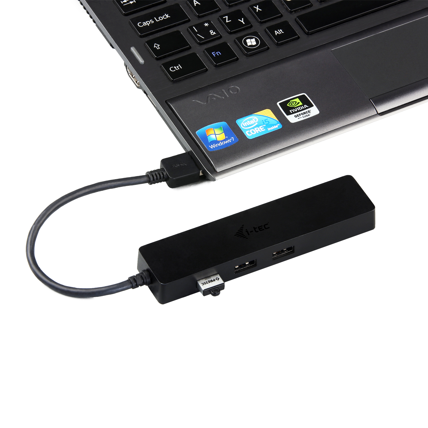 i-tec USB 3.0 Slim HUB 3 Port + Gigabit Ethernet Adapter, Ansicht 4