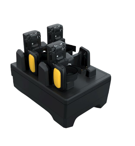 Zebra Four Slot Charge Only Cradle - Ladestation für Barcode-Scanner, Ansicht 3