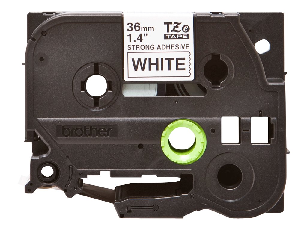 Brother TZe-S261 - Extra starker Klebstoff - Schwarz auf Weiß - Rolle (3,6 cm x 8 m), Ansicht 3