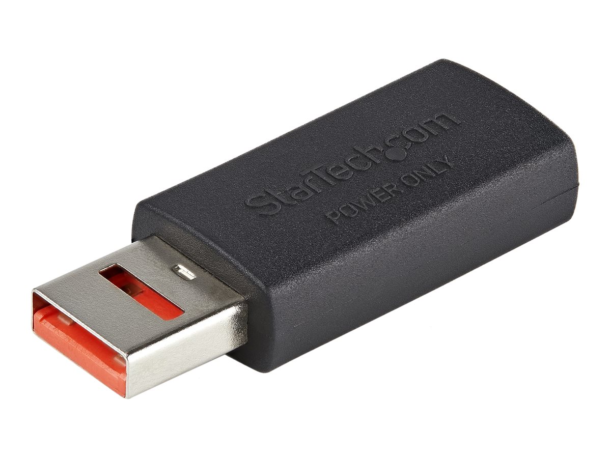 StarTech.com StarTech USB-Datenblocker - Secure Charge USB-Schutz - keine Datenübertragung - Charge/Power-Only-Adapter für Handy/Tablet (USBSCHAAMF)