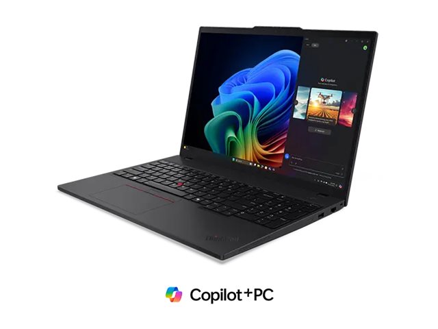 Lenovo ThinkPad T16 Gen 4 21QN - 180°-Scharnierdesign - AMD Ryzen AI 7 PRO 350 / 2 GHz - Win 11 Pro - Radeon 860M - 64 GB RAM - 1 TB SSD TCG Opal Encryption 2, NVMe, Performance - 40.6 cm (16")