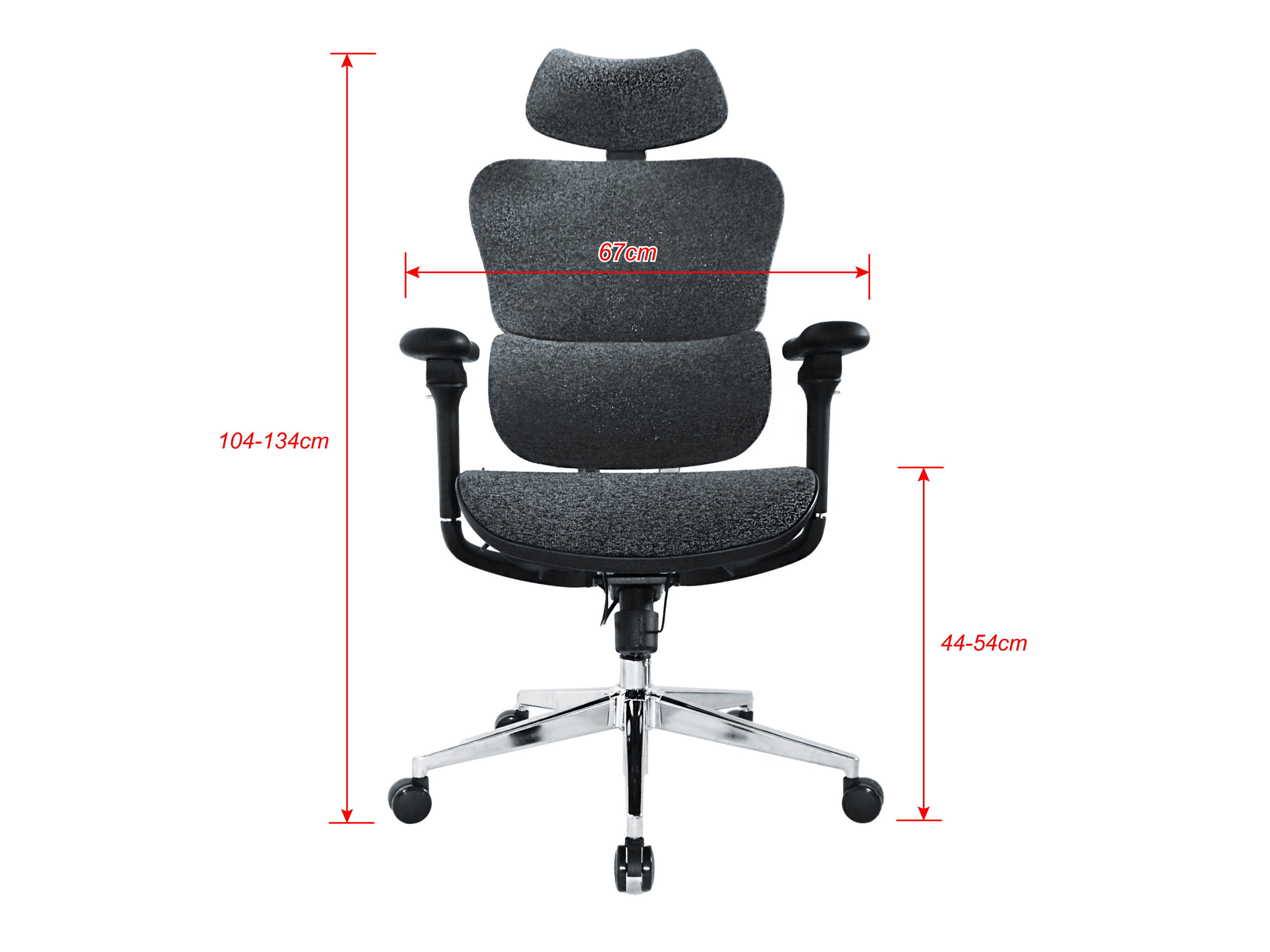 Equip Stuhl - ergonomisch - Armlehnen - T-förmig, Ansicht 2
