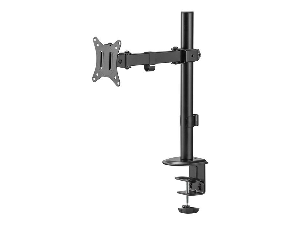LogiLink Befestigungskit (Tischmontage) - einstellbarer Arm - für LCD-Display - Armlänge: 200 mm - Kunststoff, Stahl - Schwarz - Bildschirmgröße: 43.2-81.3 cm (17"-32")