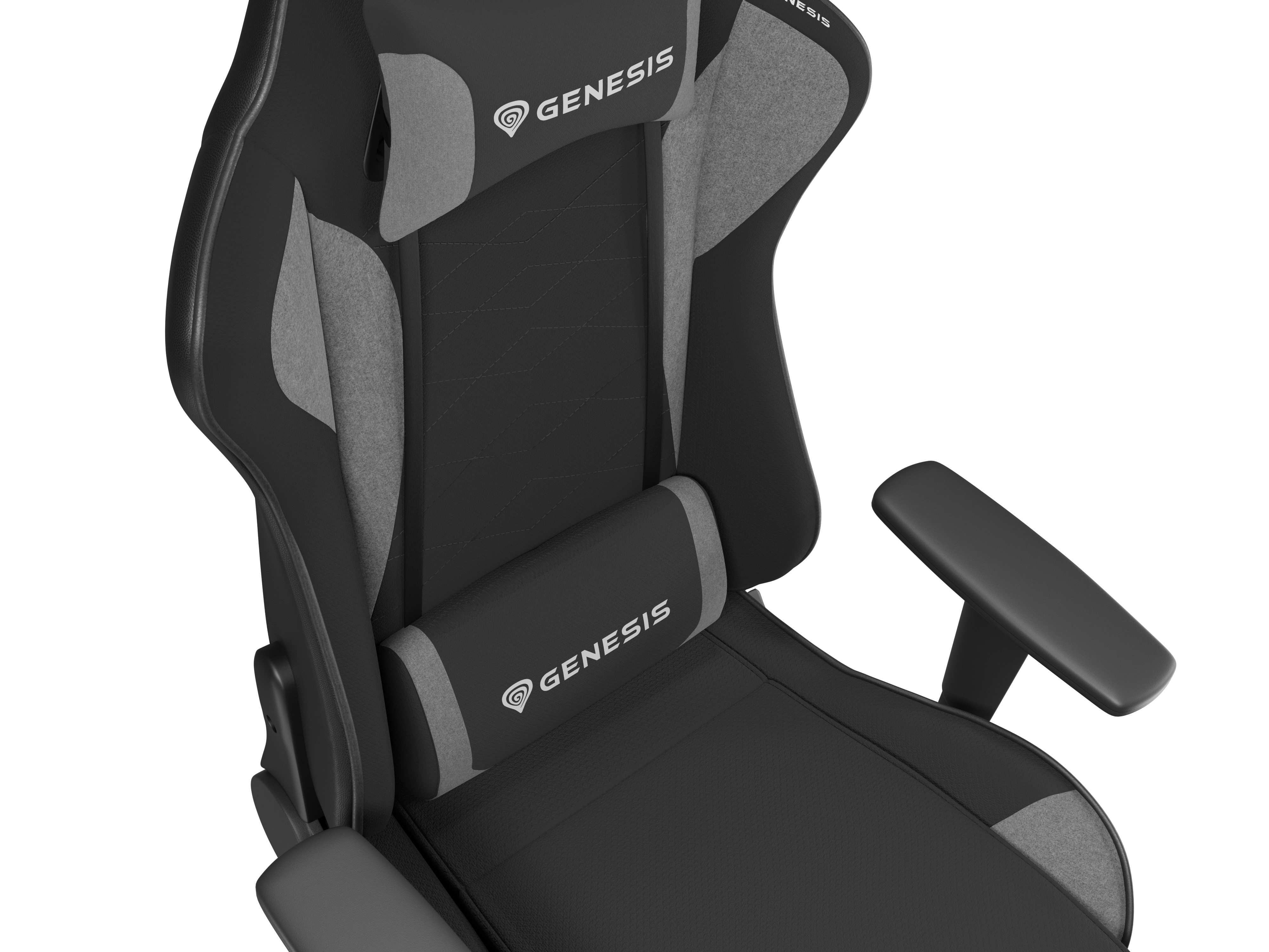 natec Gaming Stuhl NITRO 440 G2 schwarz/grau, Ansicht 3