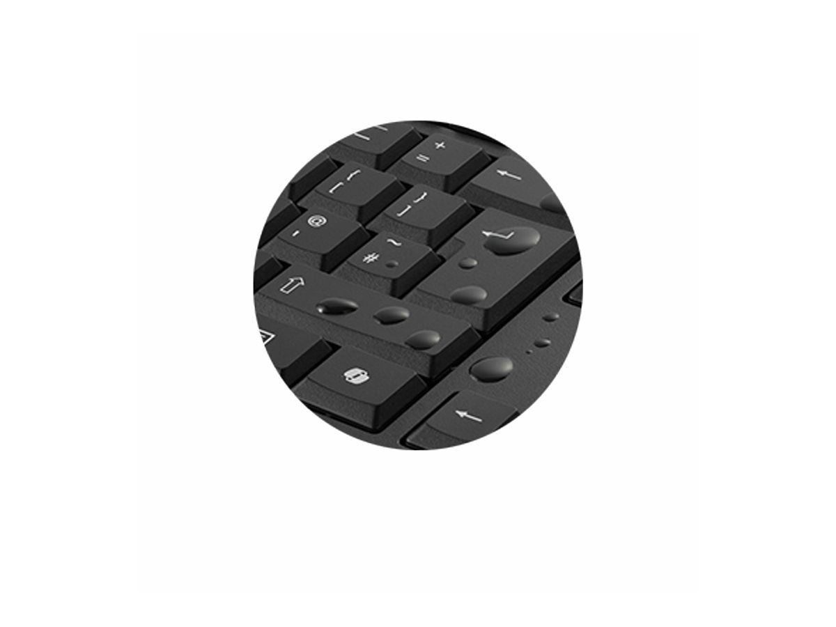Kensington KM100 EQ - Tastatur-und-Maus-Set - USB - TL: Nordisch, QWERTY, Ansicht 4