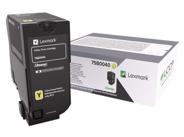 Lexmark 75B0040, 10000 Seiten, Gelb, 1 Stück(e)