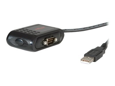Roline - Serieller Adapter - USB - RS-232 x 2 - Schwarz