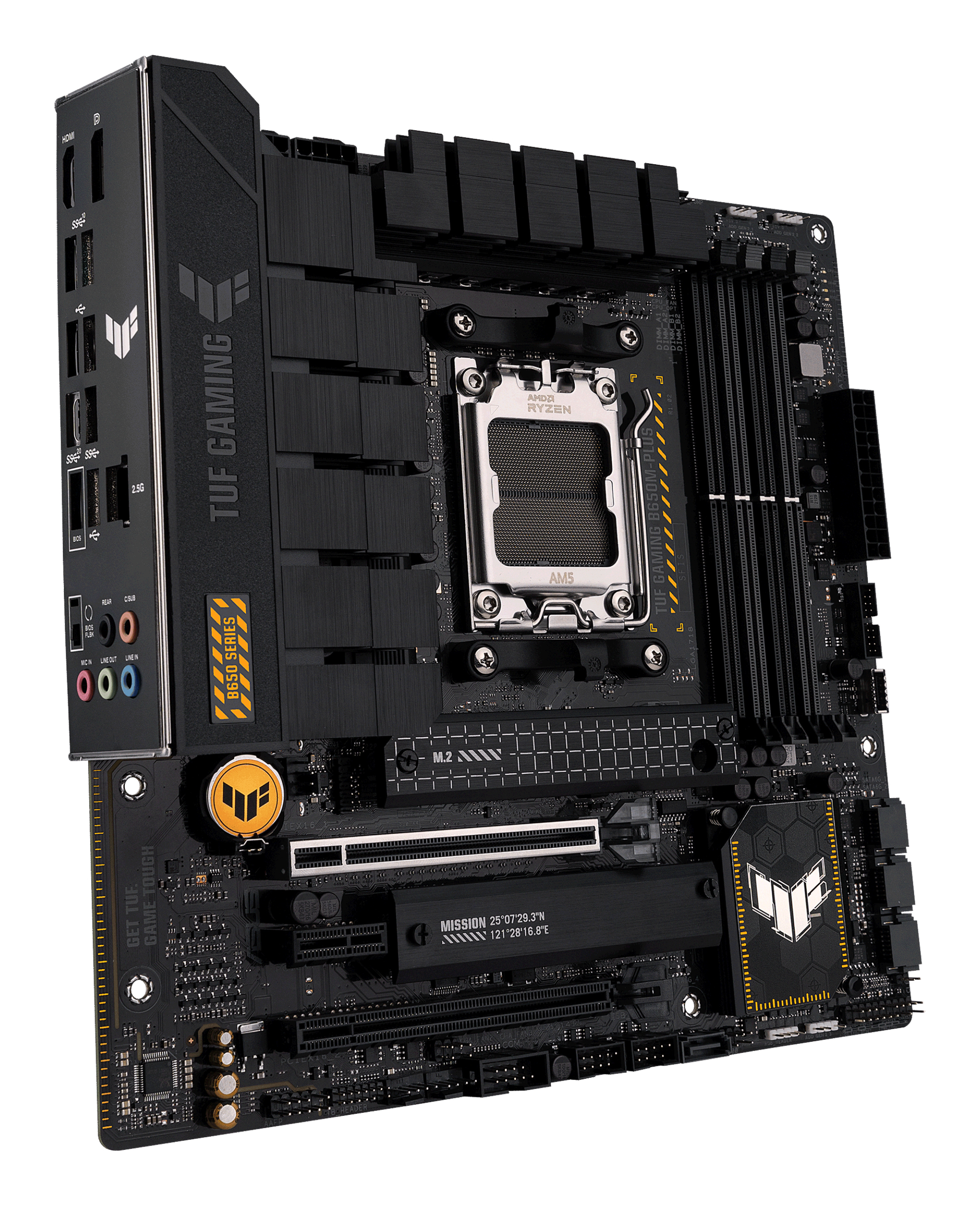 ASUS TUF Gaming B650M-Plus WIFI - Motherboard - micro ATX - Socket AM5 - AMD B650 Chipsatz, Ansicht 4
