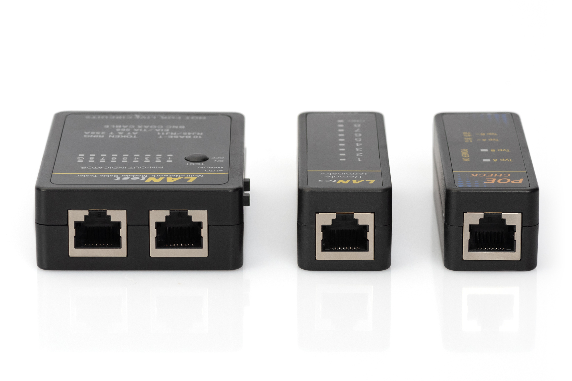 DIGITUS Netzwerk- und Kommunikationskabel Tester, RJ45 und BNC, Ansicht 3