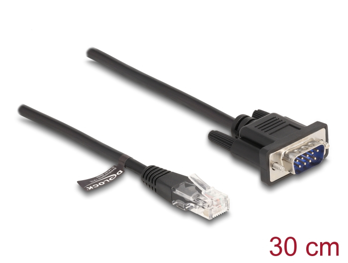 Delock Serielles RS-232-Kabel - RJ-45 (M), Ansicht 3