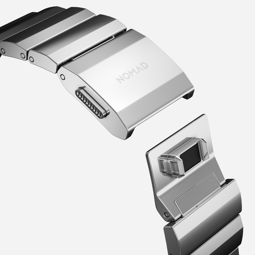 Nomad Strap Stainless Steel silver V2 42/44/45, Ansicht 4
