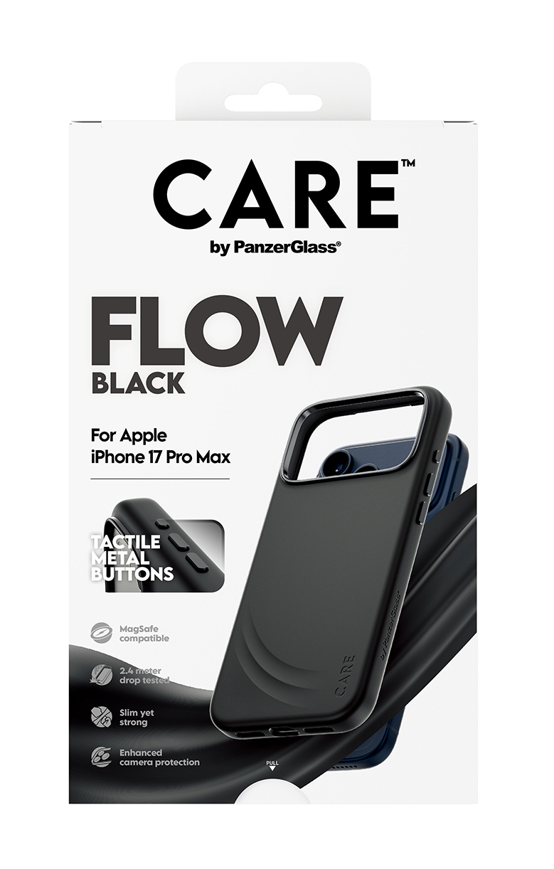 PanzerGlass CARE by Feature Flow Case Black w. MagSafe iPhone 17 Pro - Apple - iPhone 17 Pro Max, Ansicht 4