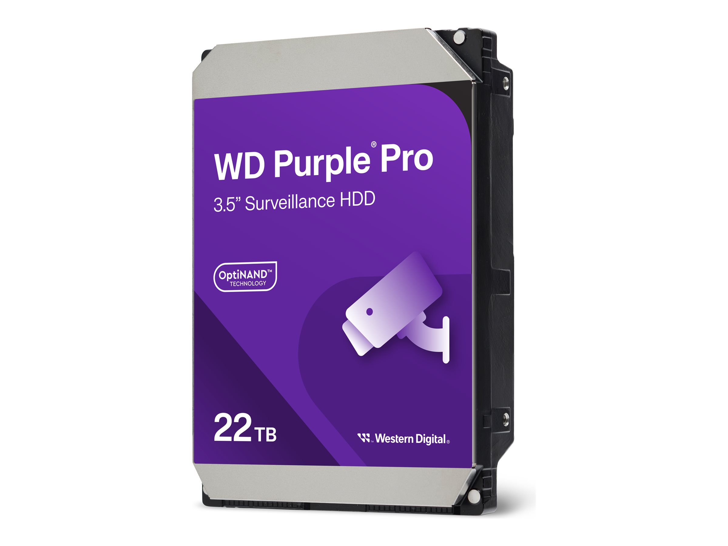 WD Purple Pro WD221PURP - Festplatte - 22 TB - Videoüberwachung Smart Video - intern - 3.5 (8.9 cm)