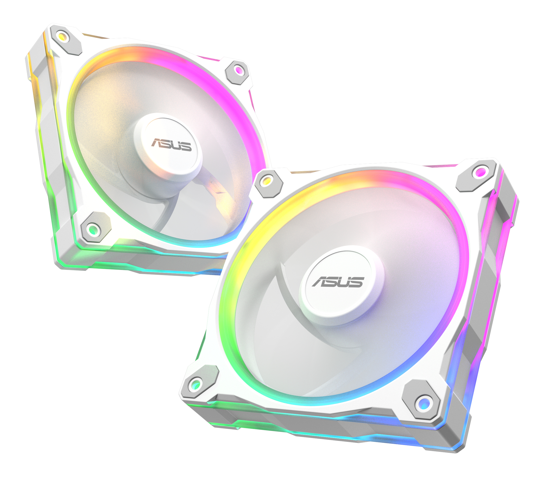 ASUS Prime MR120 - Gehäuselüfter - 120 mm - weiß, Ansicht 2