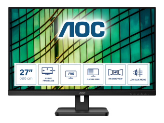 AOC 27E2QAE - LED-Monitor - 68.6 cm (27) - 1920 x 1080 Full HD (1080p)