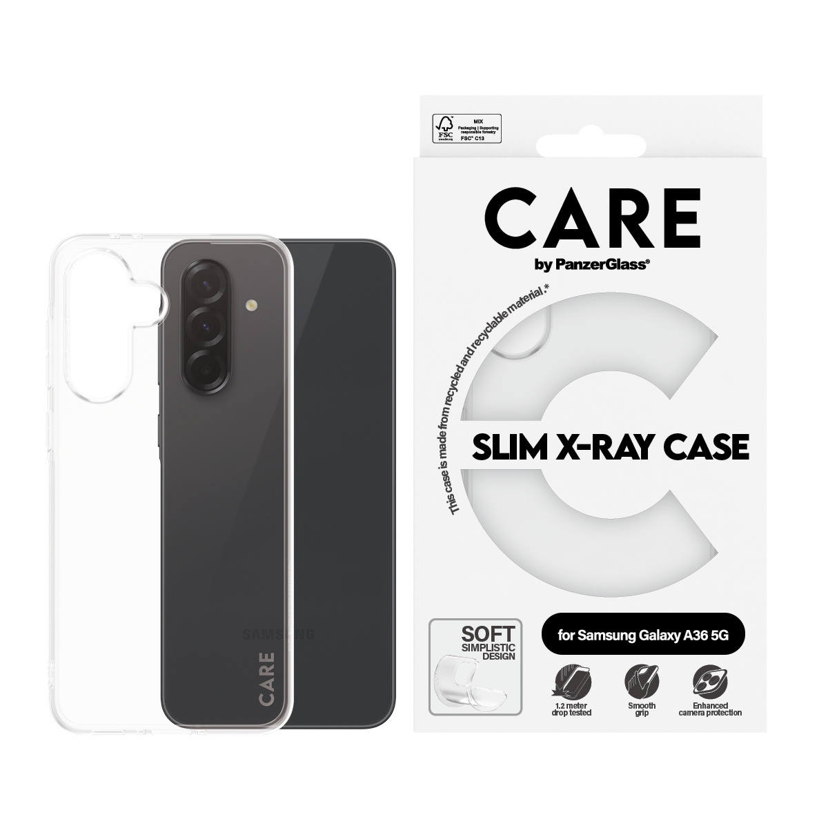 PanzerGlass CARE by PanzerGlass X-Ray - Hintere Abdeckung für Mobiltelefon - Samsung Galaxy, Ansicht 4