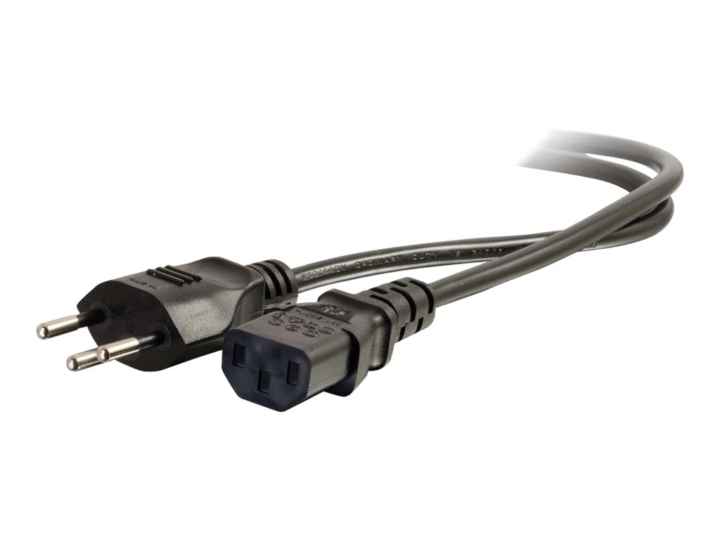C2G Swiss Power Cord - Stromkabel - power IEC 60320 C13 zu SEV 1011 (M)