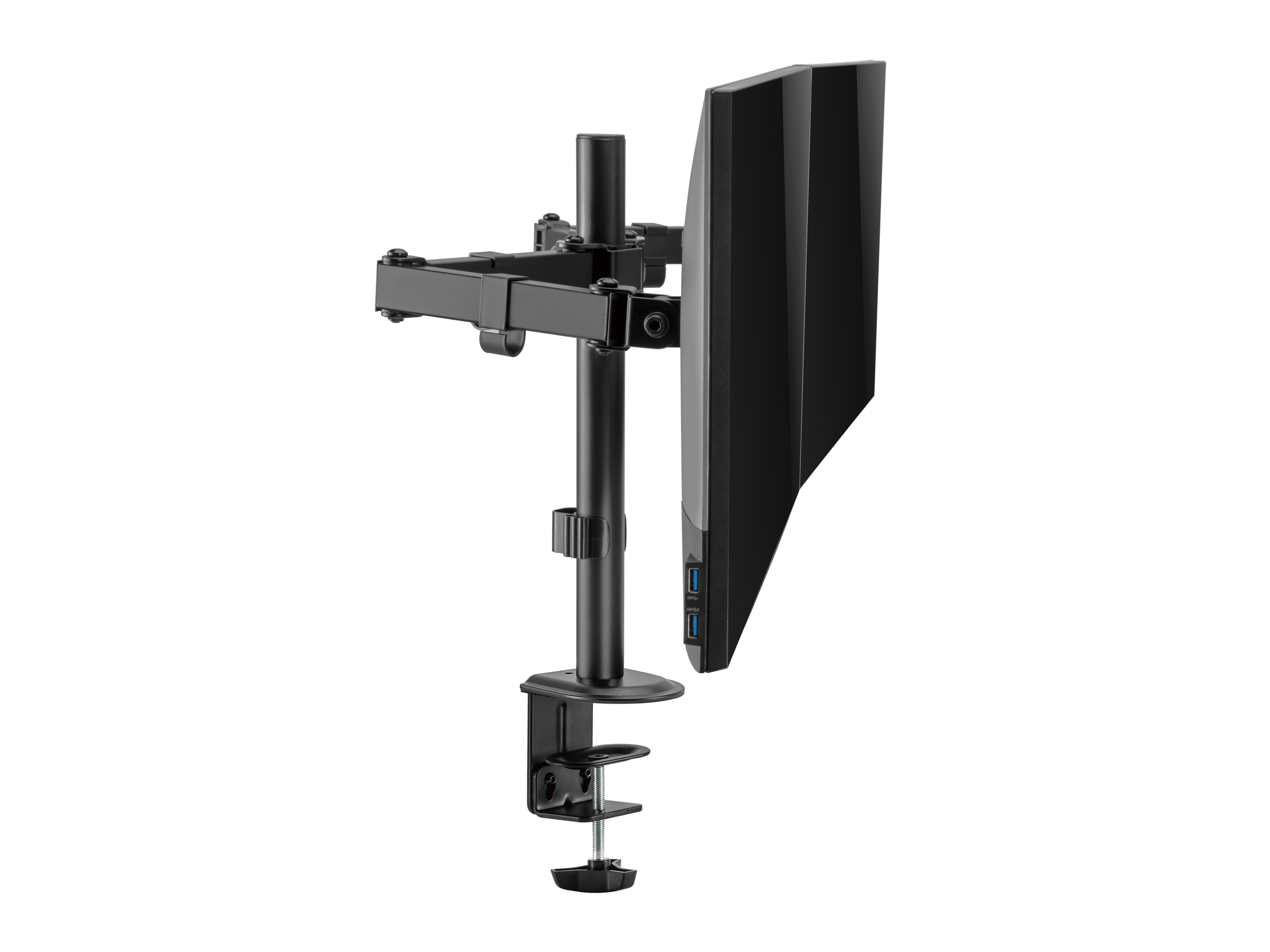 Equip Befestigungskit (Klammer, Tischplattenbohrung, Tischmontage, Klammer) - neigbar - 43.2-81.3 cm (17-32), Ansicht 4