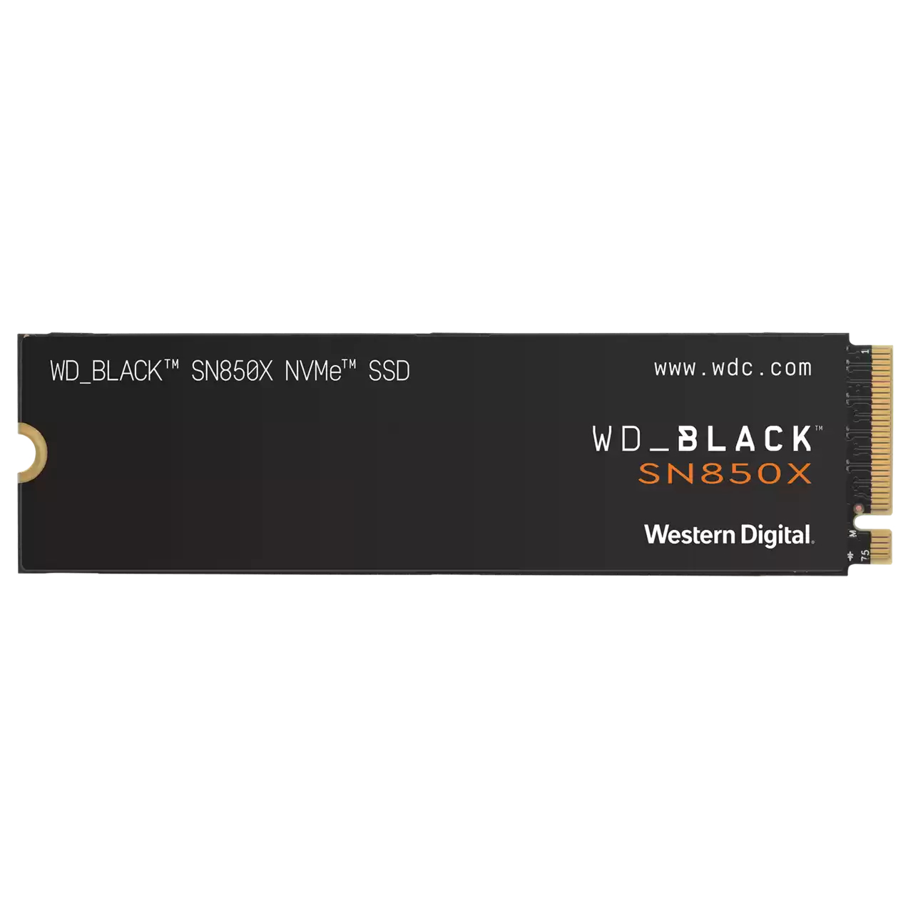 WD WD_BLACK SN850X NVMe SSD WDBB9G0010BNC - SSD - 1 TB - intern - M.2 2280 - PCIe 4.0 (NVMe), Ansicht 2