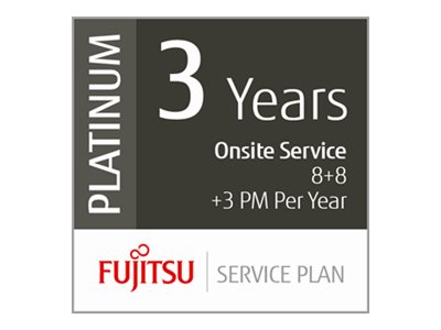 Fujitsu Scanner Service Program 3 Year Platinum Service Plan for Fujitsu Mid-Volume Production Scanners - Erweiterte Servicevereinbarung (Verlängerung)