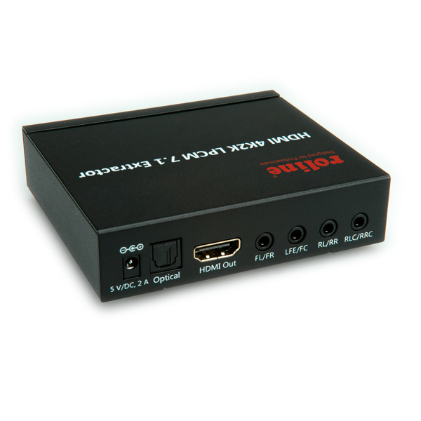 ROLINE HDMI 4K2K Audio Extraktor - HDMI-Audiosignal-Extractor, Ansicht 4